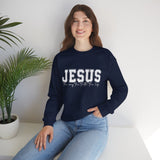 Jesus Crewneck Sweatshirt – "Jesus: The Way, The Truth, The Life" Christian Pullover