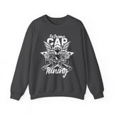 Crewneck Sweatshirt — “Extreme Cap Tuning” Engine Skull Graphic