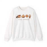Cozy Season Sweatshirt - Casual Fall Apparel for Book Lovers, Unisex Crewneck for Autumn Celebrations, Perfect Gift