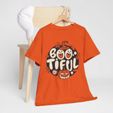 Boo-tiful Halloween Tee | Unisex Cotton Shirt for Fall Festivities, Party Wear, Trick or Treat, Cozy Casual Style, Halloween Gift
