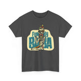 Funky Baba Unisex Heavy Cotton Tee, Retro T-Shirt, Casual Wear, Gift for Tea Lovers, Summer Outfit, Streetwear