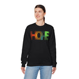 Colorful 'HOPE' Unisex Sweatshirt | Cozy Crewneck for Daily Comfort, Perfect Gift for Friends, Birthdays, Hopeful Spirit