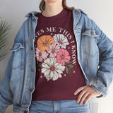 Jesus Loves Me This I Know Floral Tee