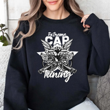 Crewneck Sweatshirt — “Extreme Cap Tuning” Engine Skull Graphic