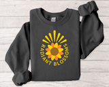 Radiant Blossoms Crewneck Sweatshirt