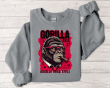 Gorilla Style Crewneck Sweatshirt