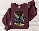 Crewneck Sweatshirt — "Extreme Cap Tuning" Vintage Car Engine Graphic