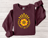 Radiant Blossoms Crewneck Sweatshirt