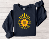 Radiant Blossoms Crewneck Sweatshirt