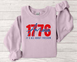 1776 America Freedom Crewneck Sweatshirt