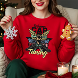 Crewneck Sweatshirt — "Extreme Cap Tuning" Vintage Car Engine Graphic