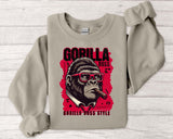 Gorilla Style Crewneck Sweatshirt
