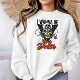 Doctor Skull Sweatshirt β "I Wanna Be Your Doctor" Medical Graphic Crewneck