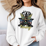 Crewneck Sweatshirt — "Extreme Cap Tuning" Vintage Car Engine Graphic
