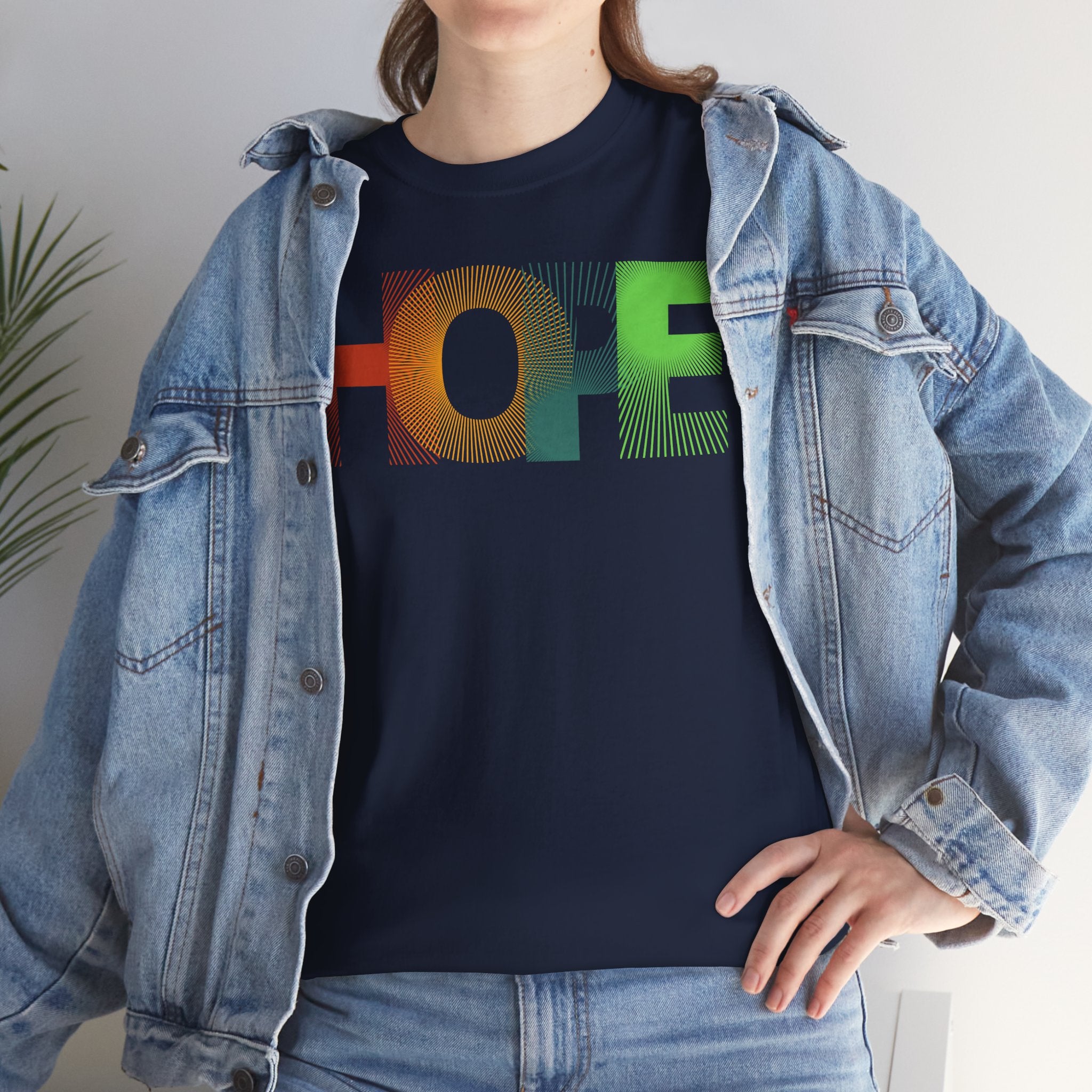 Hope Graphic Tee, Unisex Cotton Shirt, Inspirational T-Shirt, Gift for Friends, Casual Wear, Positive Vibes, Everyday Essentials