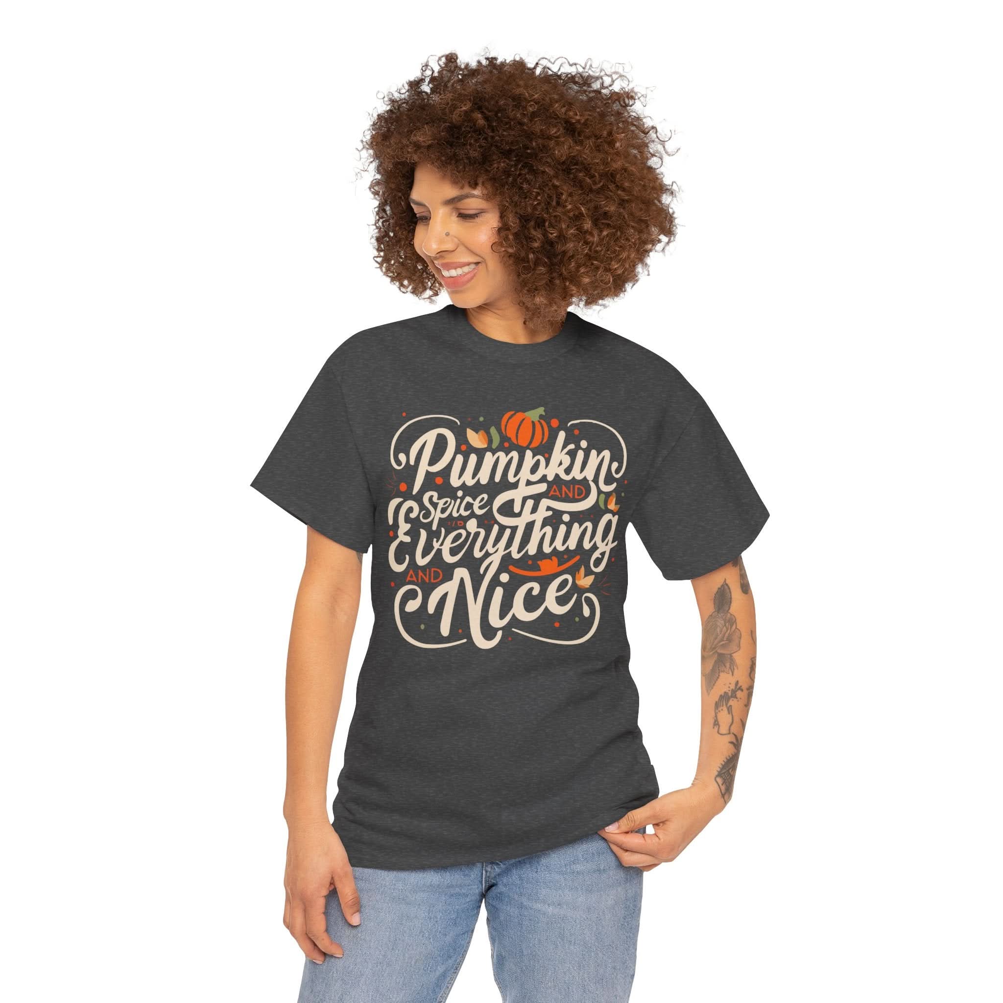 Pumpkin Spice Everything Unisex Tee - Fall Aesthetic, Cozy Casual Wear, Gift for Autumn Lovers, Halloween Shirt, Seasonal Apparel