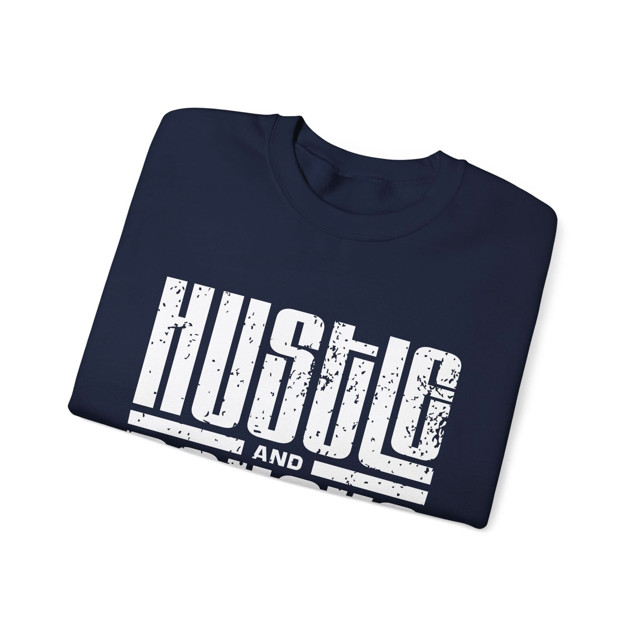 Hustle and Believe Sweatshirt for Dreamers, Cozy Crewneck, Motivational Apparel, Unisex Gift for Entrepreneurs, Trending Fashion