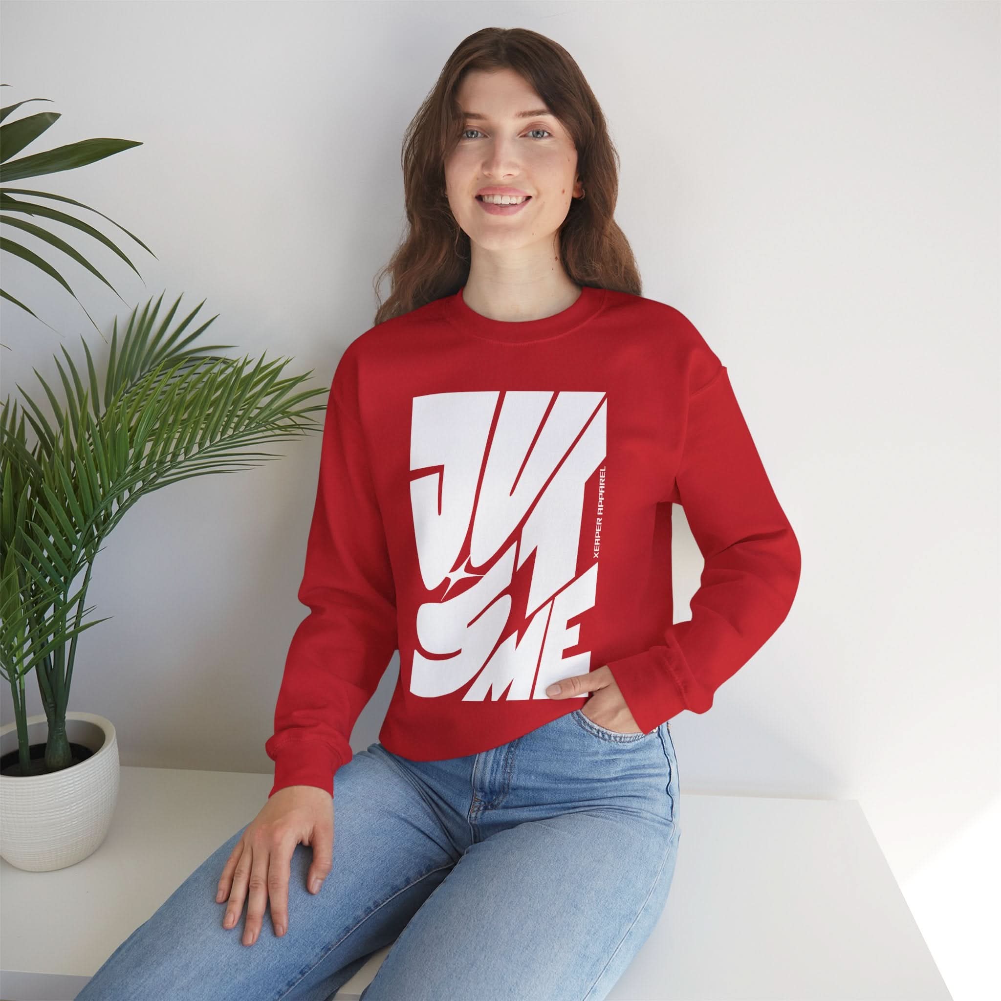 Modern Graphic Crewneck Sweatshirt - Unisex Fashion, Cozy Sweatshirt, Everyday Wear, Gift for Him/Her, Trendy Outfit