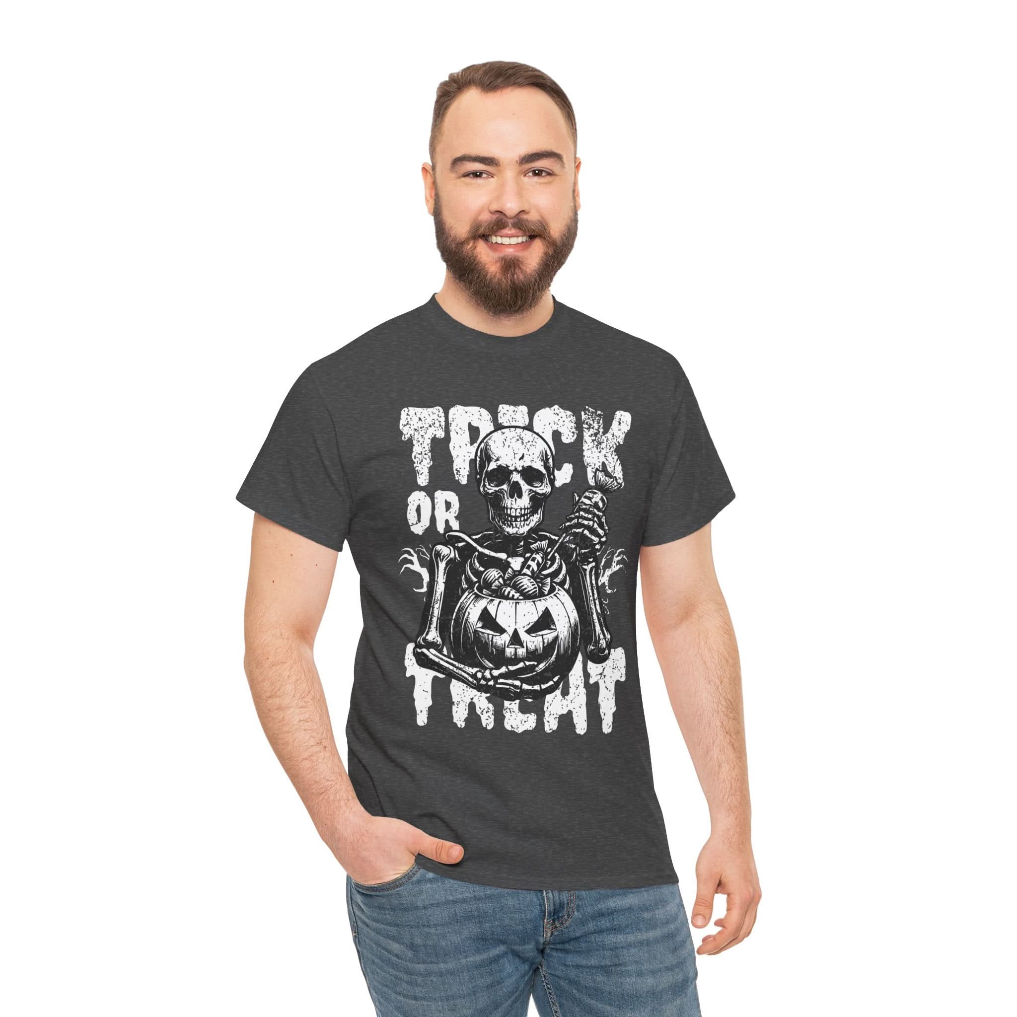 Halloween Halloween T-Shirt, Perfect for Trick or Treating, Spooky Season Apparel, Unisex Cotton Tee, Fun Costume Top