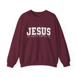 Jesus Crewneck Sweatshirt – "Jesus: The Way, The Truth, The Life" Christian Pullover