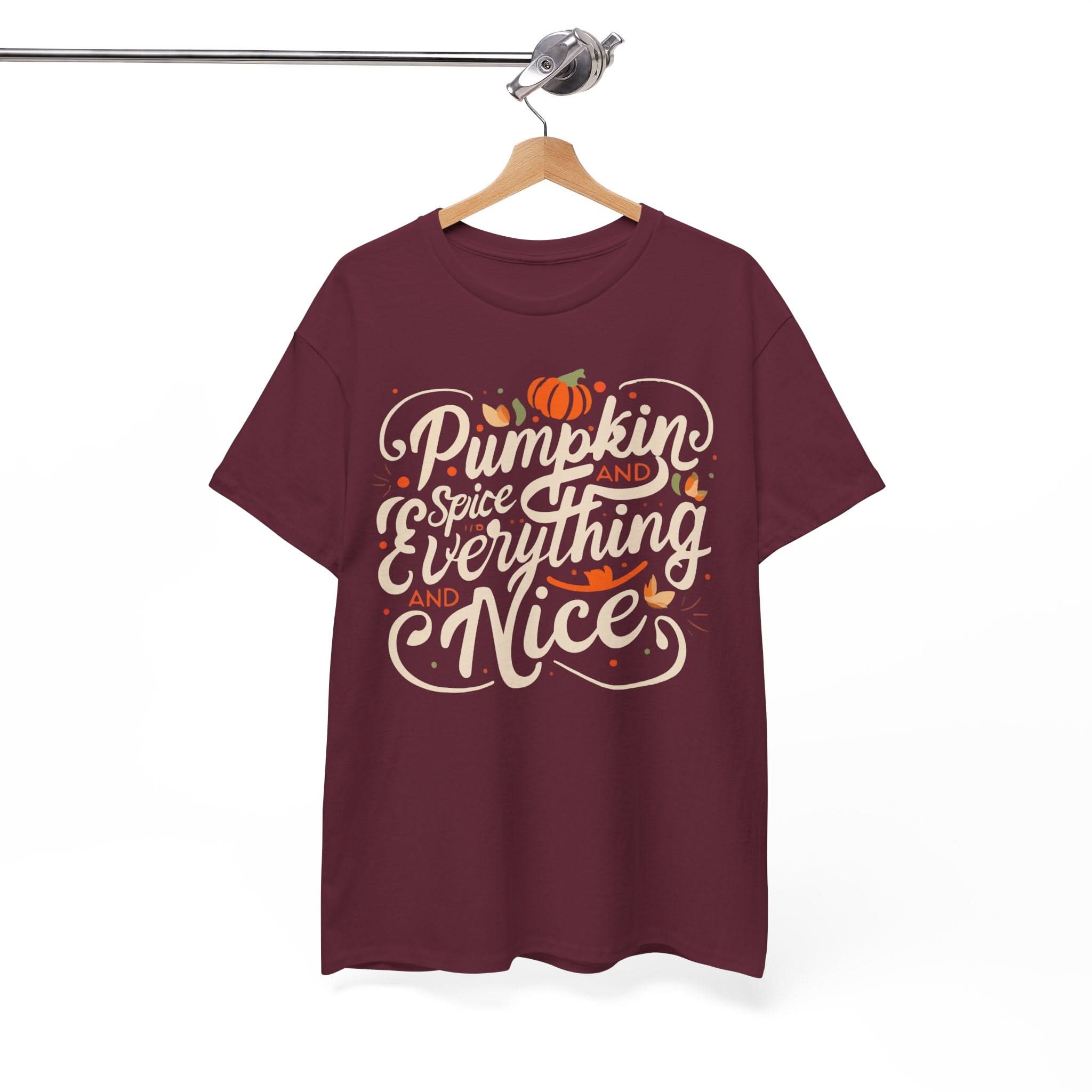 Pumpkin Spice Everything Unisex Tee - Fall Aesthetic, Cozy Casual Wear, Gift for Autumn Lovers, Halloween Shirt, Seasonal Apparel