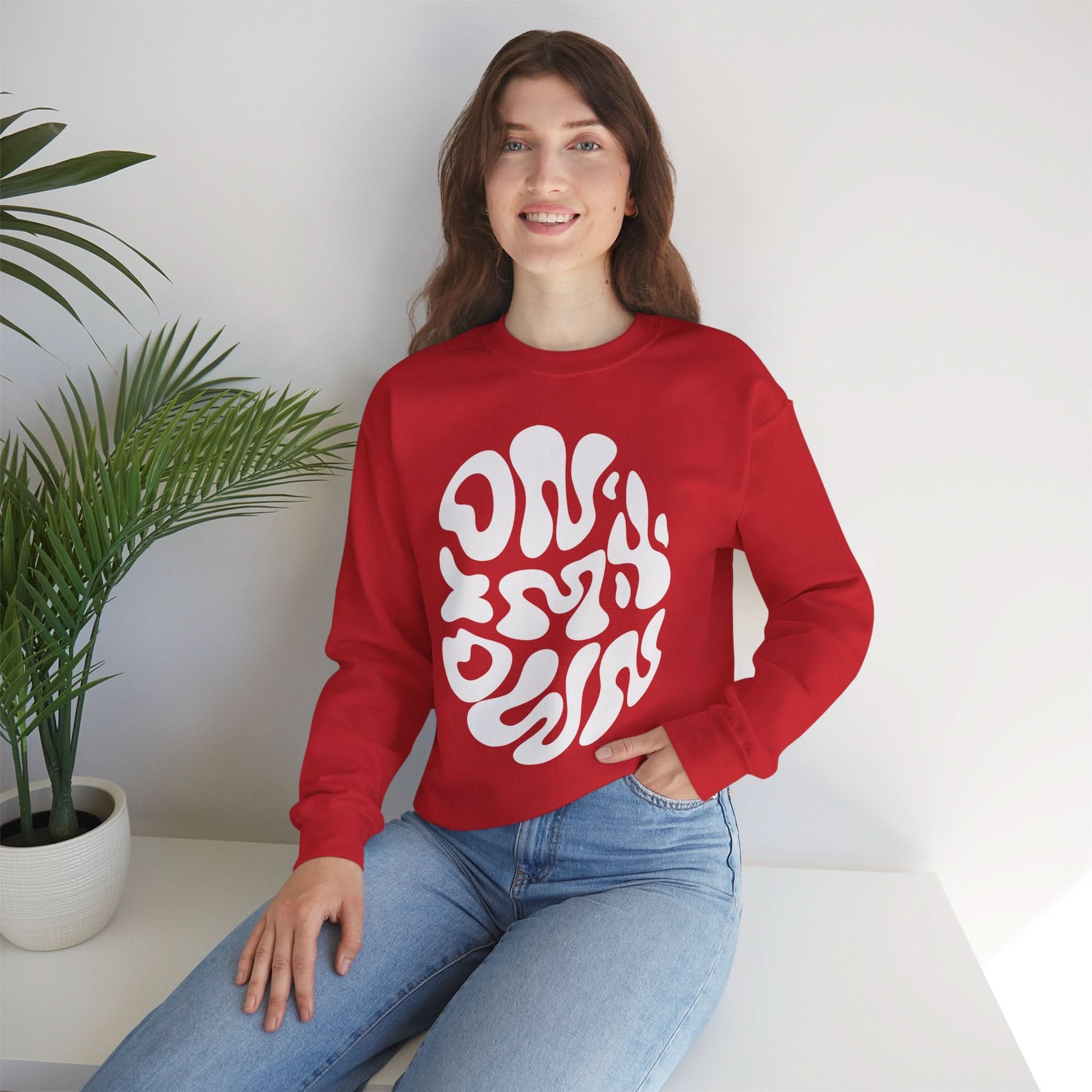 On My Own | Comfort Crewneck Sweatshirt - Unisex, Cozy Outfit, Casual Wear, Gift Idea, Trendy Apparel