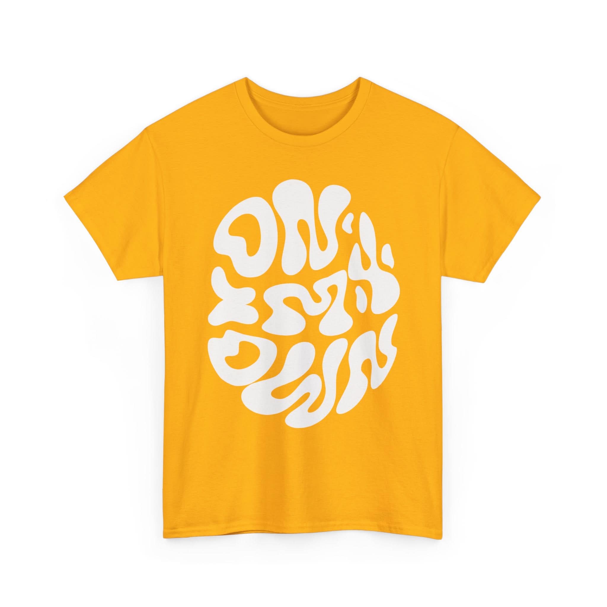 Groovy Unisex Heavy Cotton Tee | Perfect for Everyday Wear, Gifts, Casual Outings, Music Festivals, and Eco-Friendly Fashion