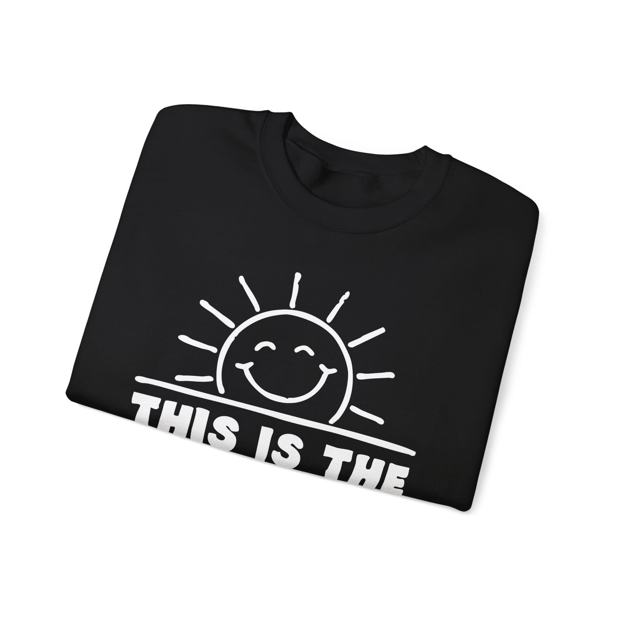 Positive Vibes Crewneck Sweatshirt - Perfect for Celebrations, Everyday Wear, Gift Ideas, Fun Mood Apparel, Unisex Casual Style