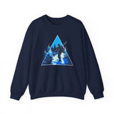Ski Silhouette Crewneck Sweatshirt — Blue Mountain Snowboard Graphic