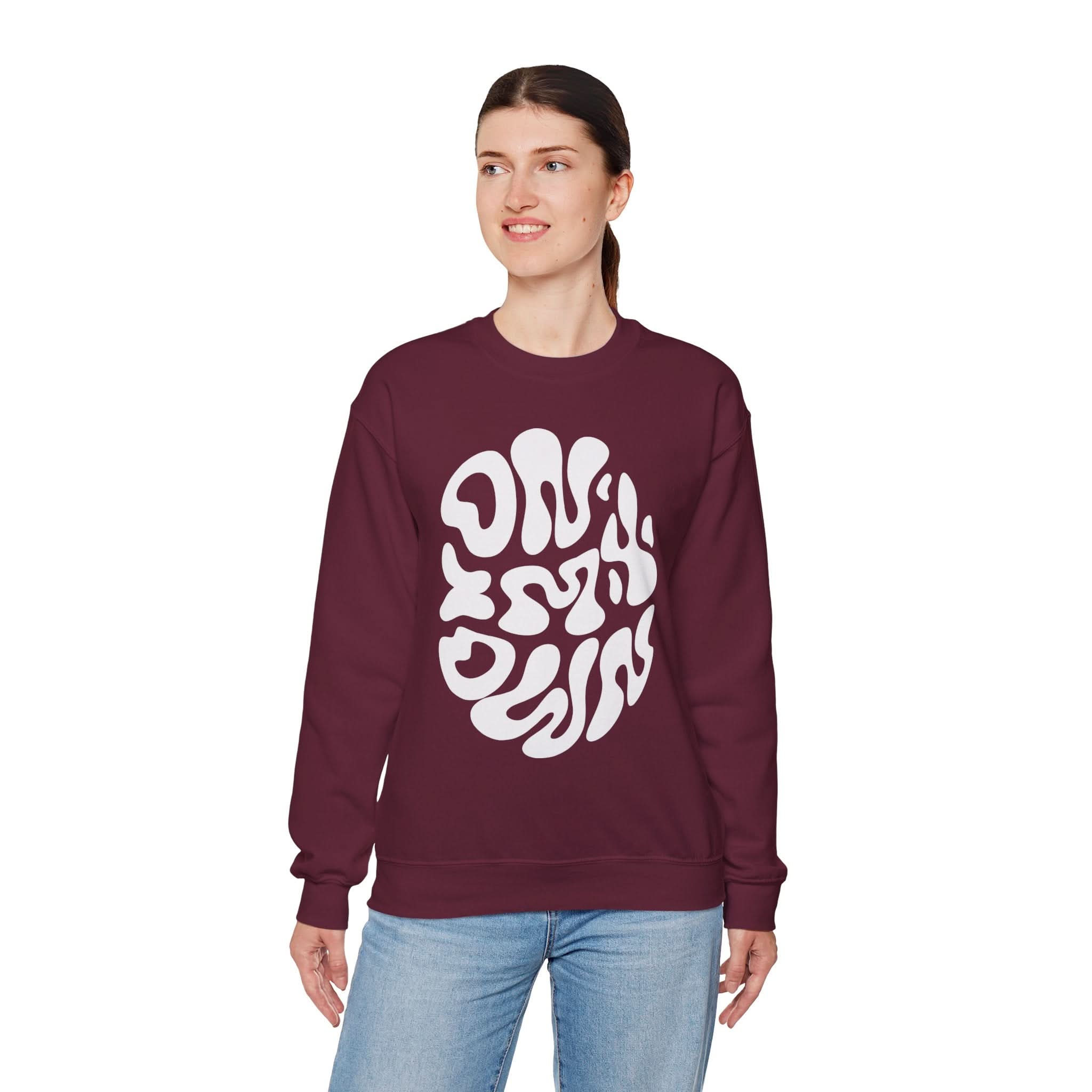 On My Own | Comfort Crewneck Sweatshirt - Unisex, Cozy Outfit, Casual Wear, Gift Idea, Trendy Apparel