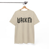Wicked Witch Graphic Tee - 'Wicked' Gothic Logo T-Shirt