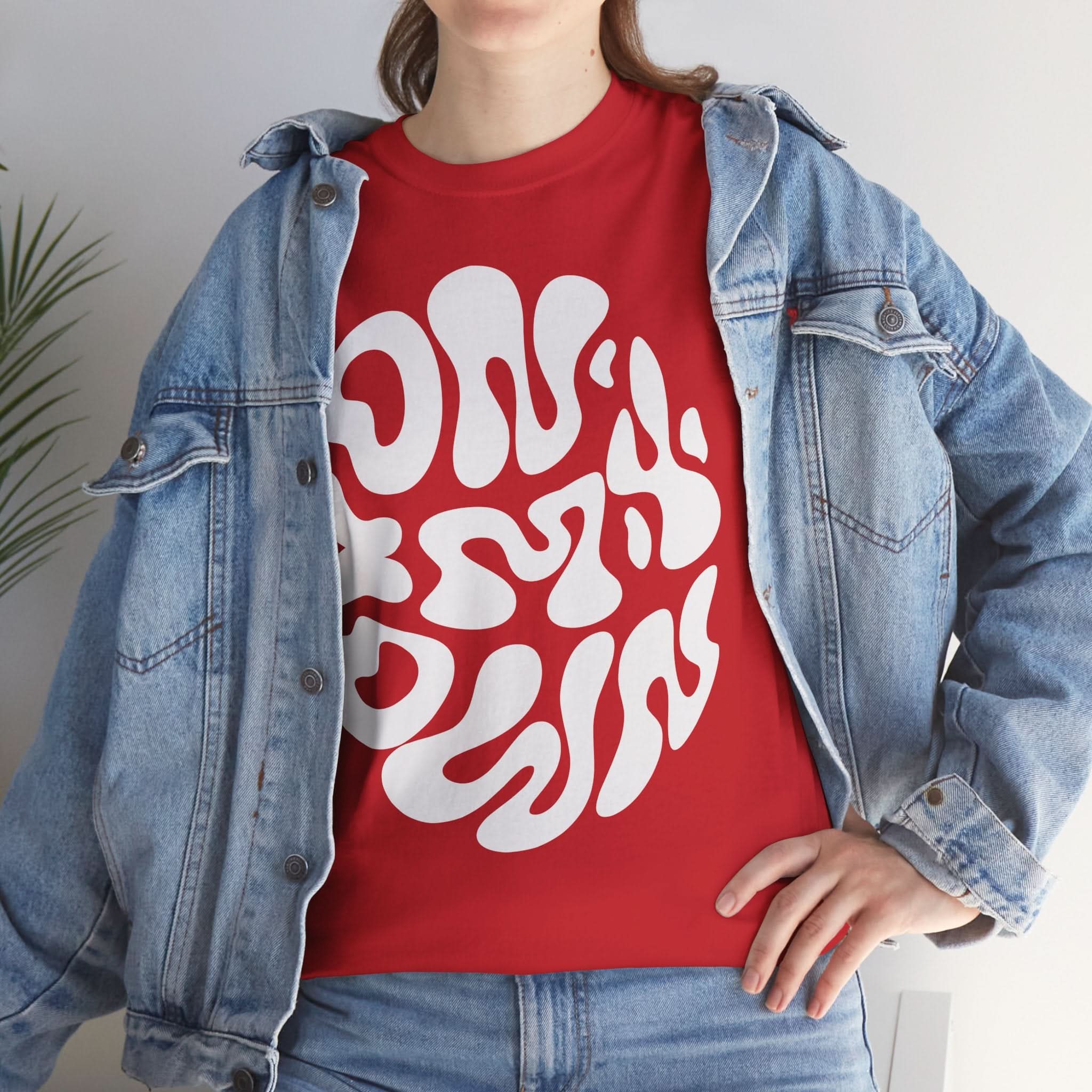 Groovy Unisex Heavy Cotton Tee | Perfect for Everyday Wear, Gifts, Casual Outings, Music Festivals, and Eco-Friendly Fashion
