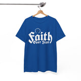 Faith Over Fear T‑Shirt — Bold Gothic Christian Tee