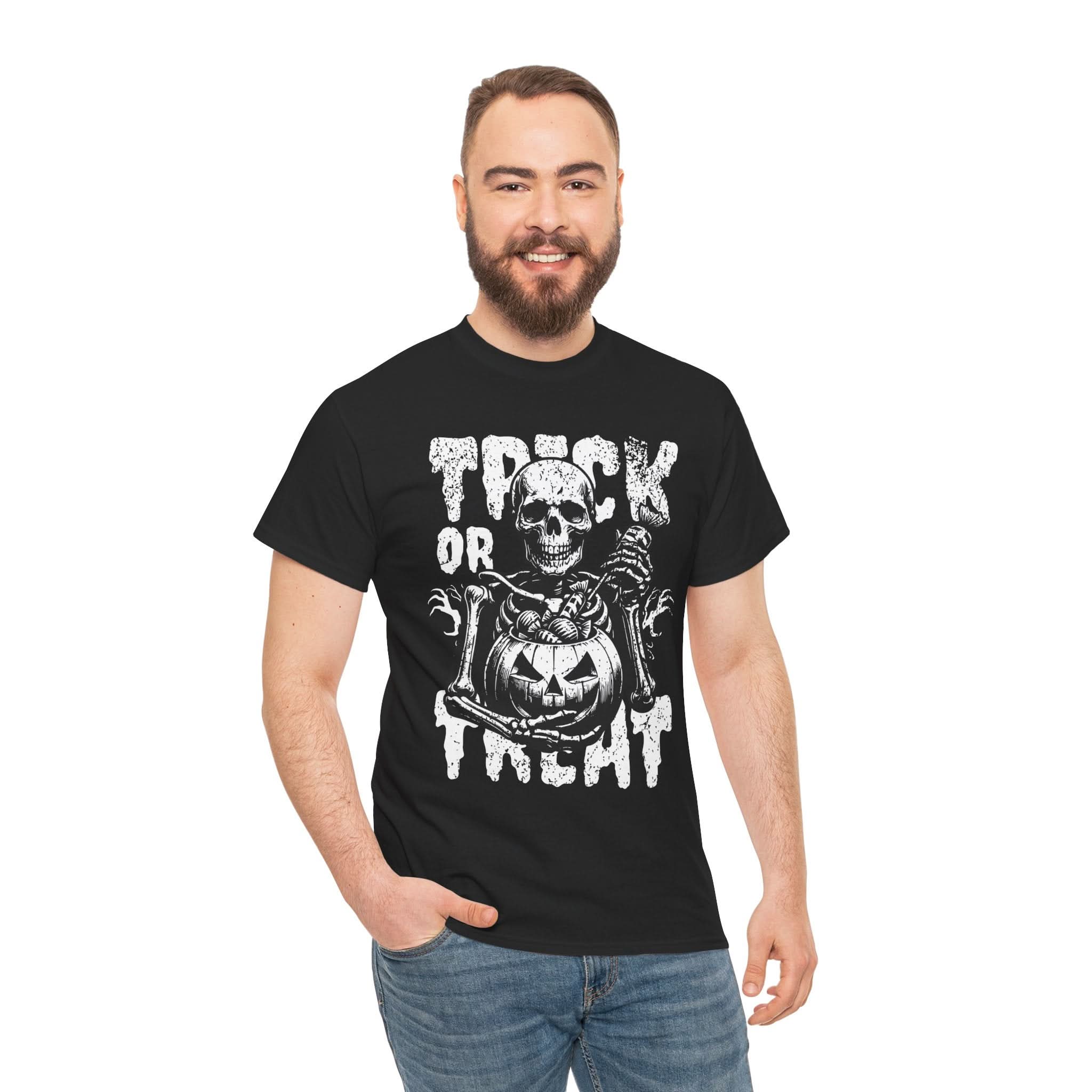 Halloween Halloween T-Shirt, Perfect for Trick or Treating, Spooky Season Apparel, Unisex Cotton Tee, Fun Costume Top