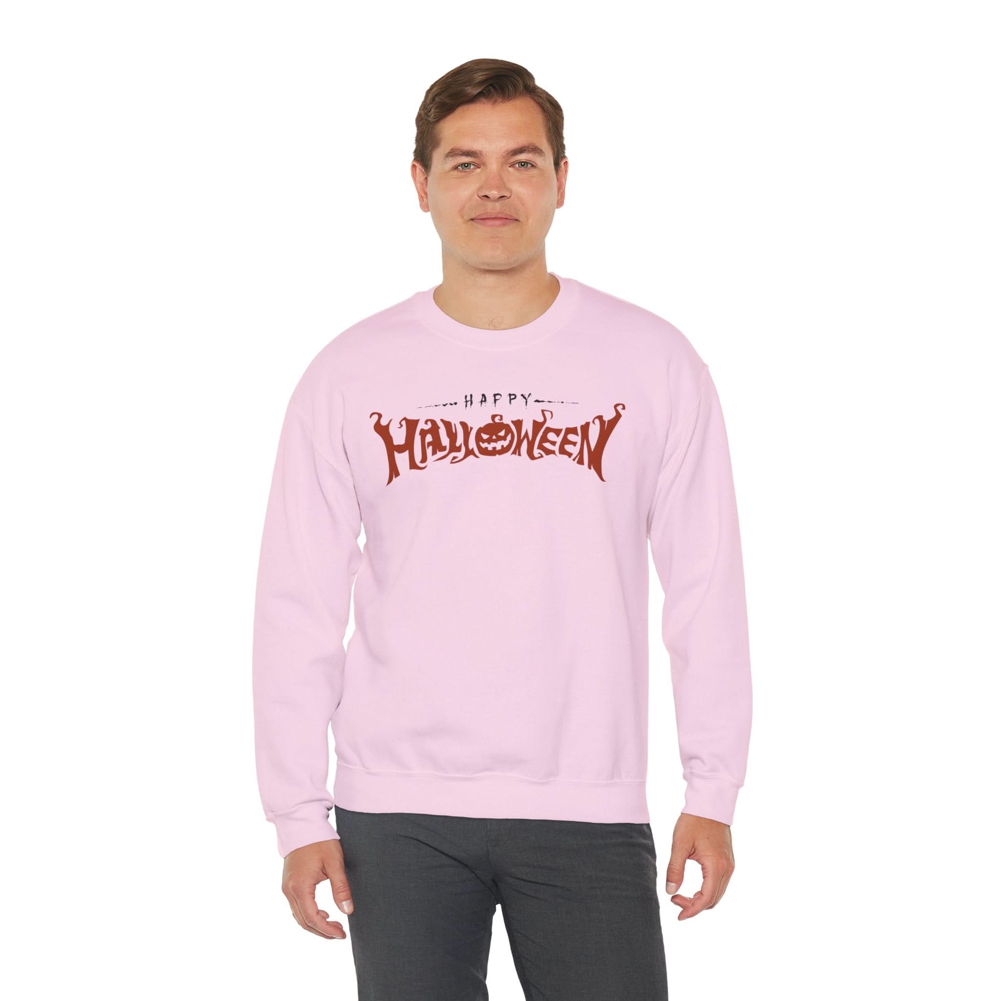 Halloween Crewneck Sweatshirt, Cozy Fall Fashion, Unisex Halloween Apparel, Pumpkin Sweater, Spooky Season Gift