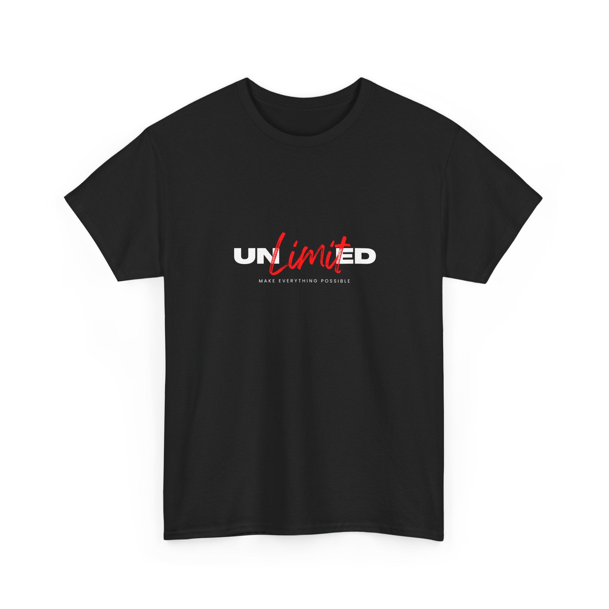 UnLimited Unisex Heavy Cotton Tee - Casual Wear, Motivational Message Tee, Gift for Friends, Everyday Essentials, Inspirational Shirt