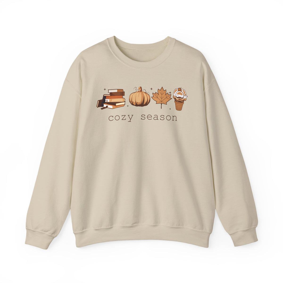 Cozy Season Sweatshirt - Casual Fall Apparel for Book Lovers, Unisex Crewneck for Autumn Celebrations, Perfect Gift