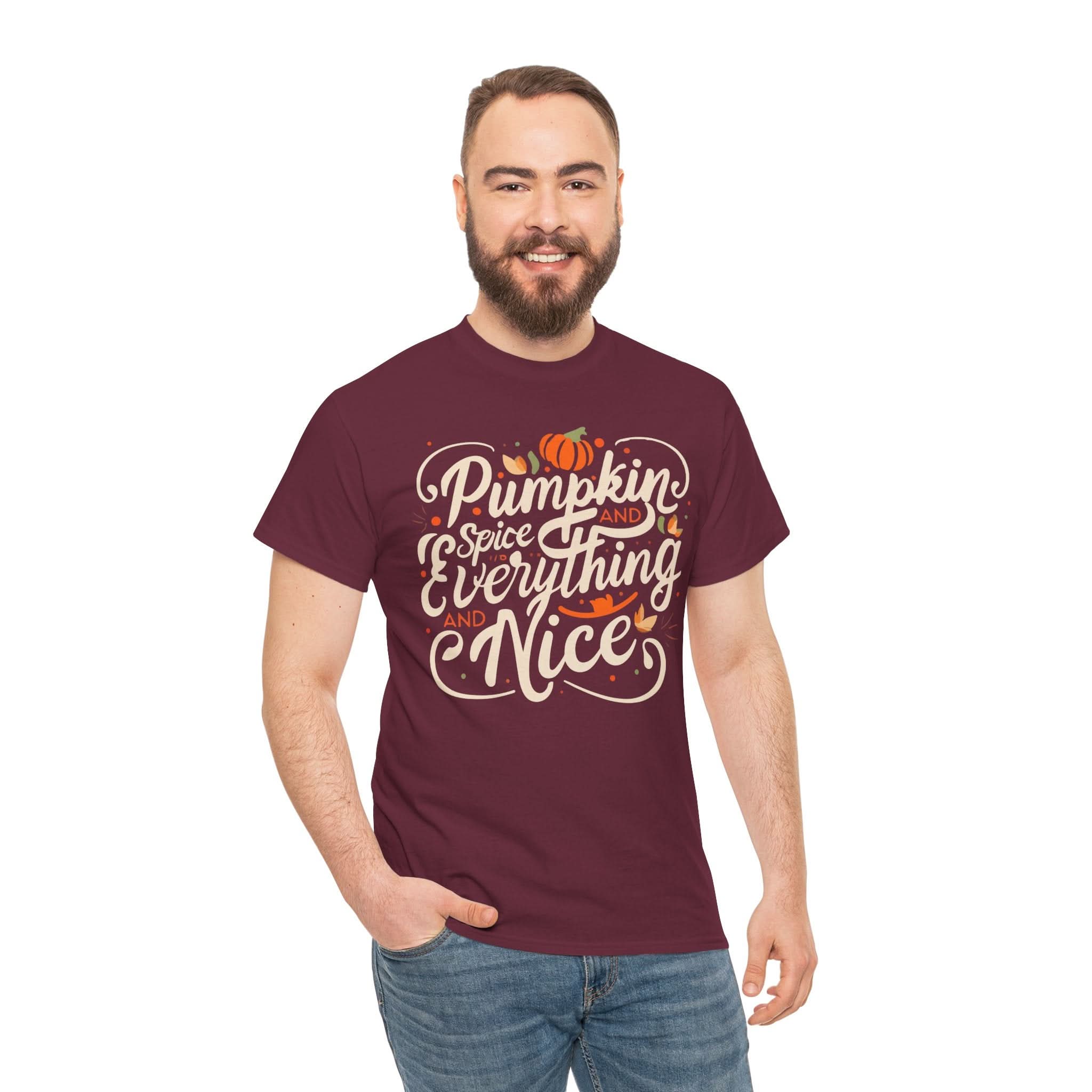 Pumpkin Spice Everything Unisex Tee - Fall Aesthetic, Cozy Casual Wear, Gift for Autumn Lovers, Halloween Shirt, Seasonal Apparel