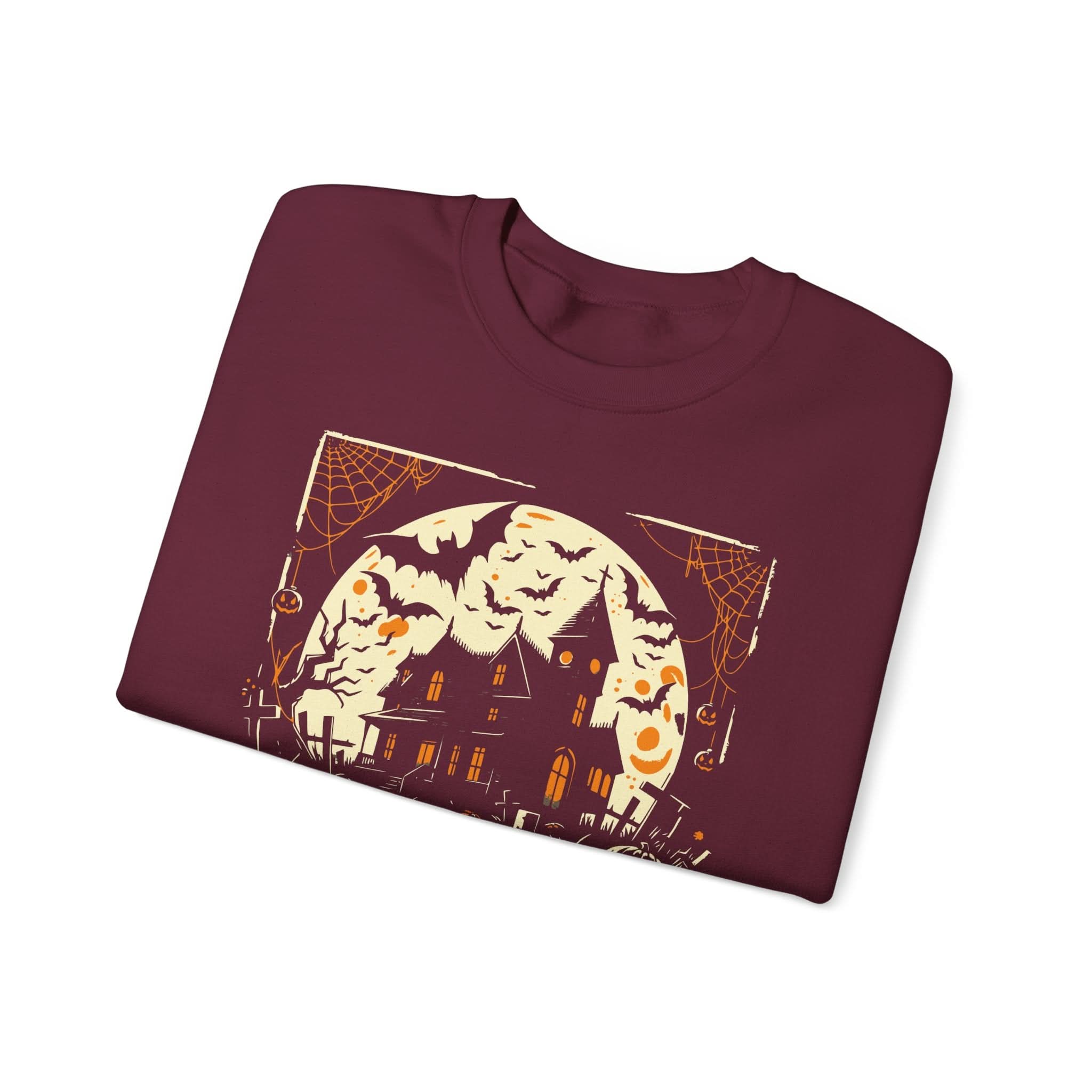 Halloween Sweatshirt, Unisex Crewneck, Trick or Treat Apparel, Spooky Season Fashion, Fall Wardrobe Essential