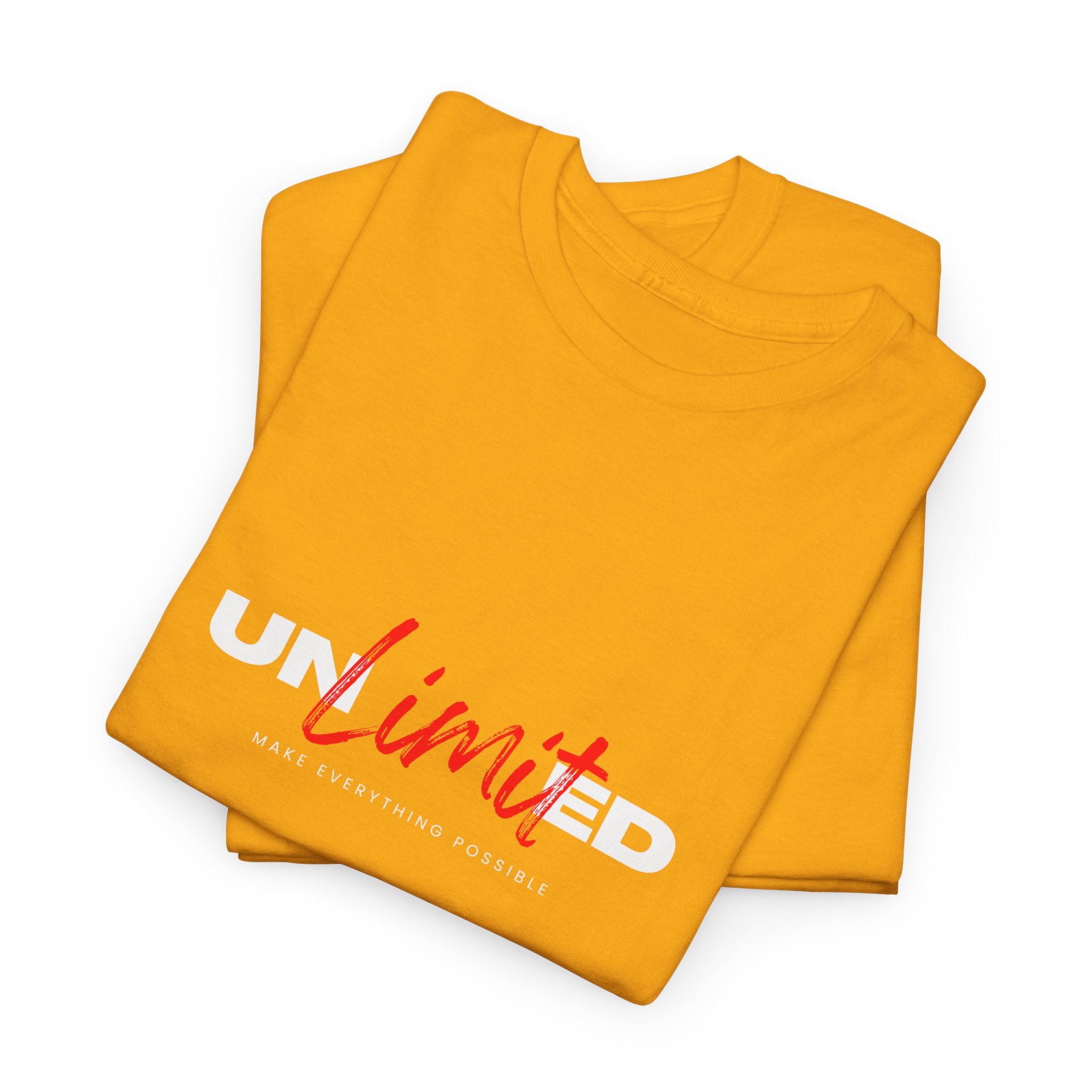 UnLimited Unisex Heavy Cotton Tee - Casual Wear, Motivational Message Tee, Gift for Friends, Everyday Essentials, Inspirational Shirt