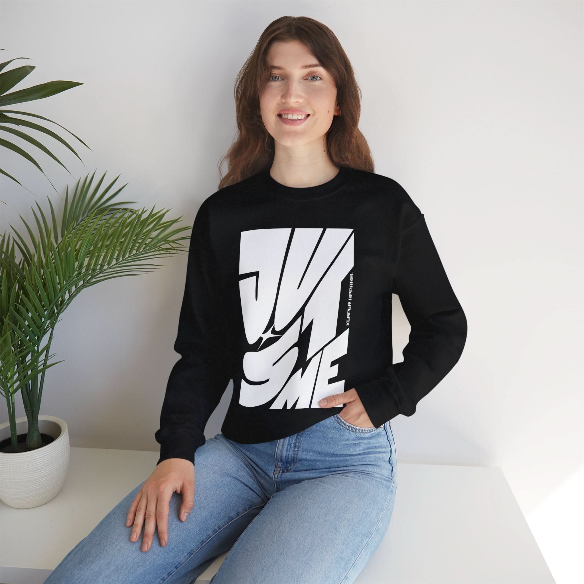 Modern Graphic Crewneck Sweatshirt - Unisex Fashion, Cozy Sweatshirt, Everyday Wear, Gift for Him/Her, Trendy Outfit