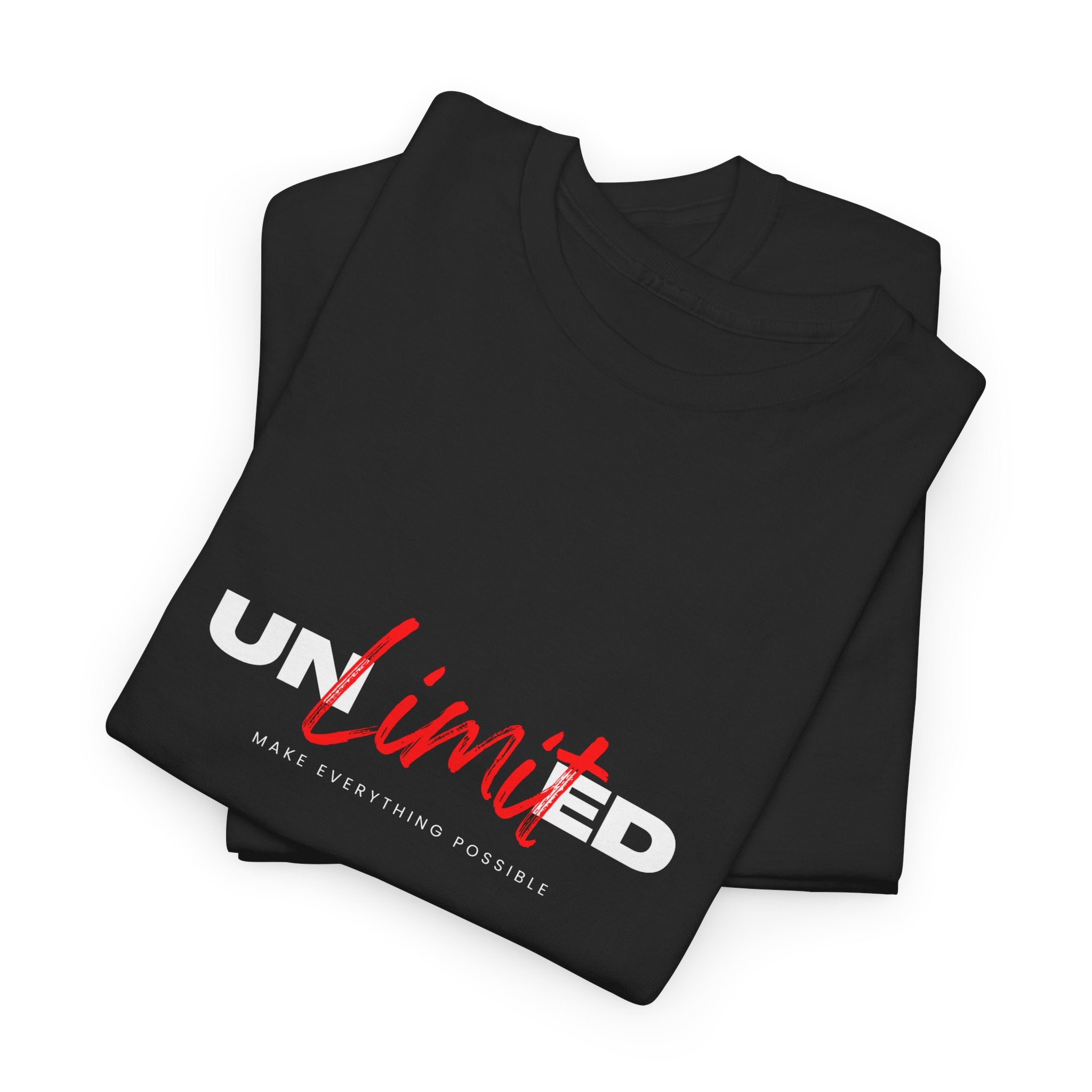 UnLimited Unisex Heavy Cotton Tee - Casual Wear, Motivational Message Tee, Gift for Friends, Everyday Essentials, Inspirational Shirt