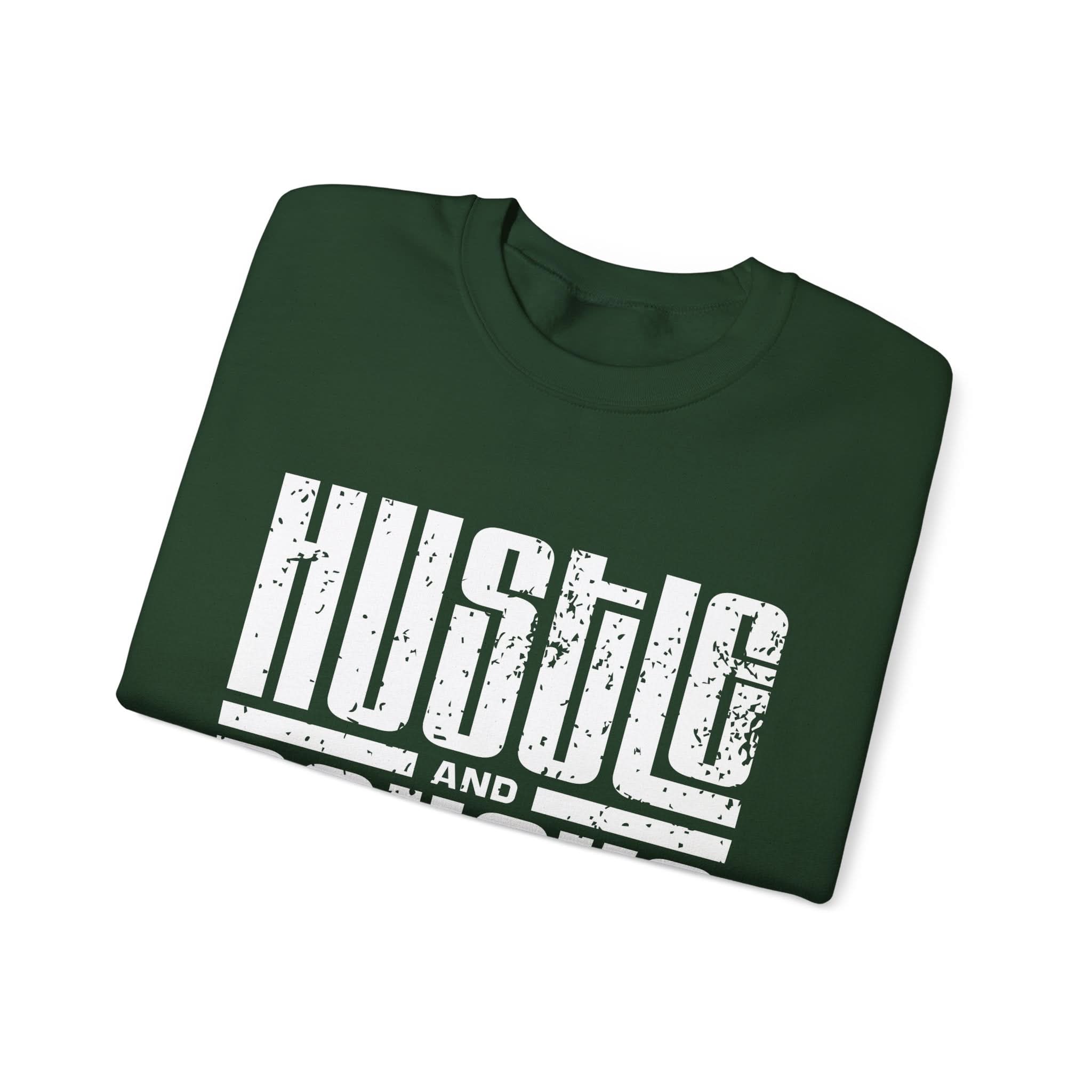 Hustle and Believe Sweatshirt for Dreamers, Cozy Crewneck, Motivational Apparel, Unisex Gift for Entrepreneurs, Trending Fashion