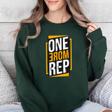 One More Rep Sweatshirt – Motivational Gym Crewneck
