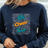 Me Over Them Crewneck Sweatshirt — Bold Retro Graphic Pullover