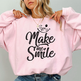 Make Me Smile Sweatshirt — 'You Make Me Smile' Cozy Crewneck