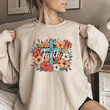 Faith Floral Crewneck Sweatshirt