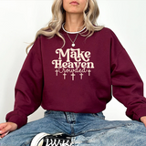 Make Heaven Crowded Sweatshirt — Christian Faith Crewneck