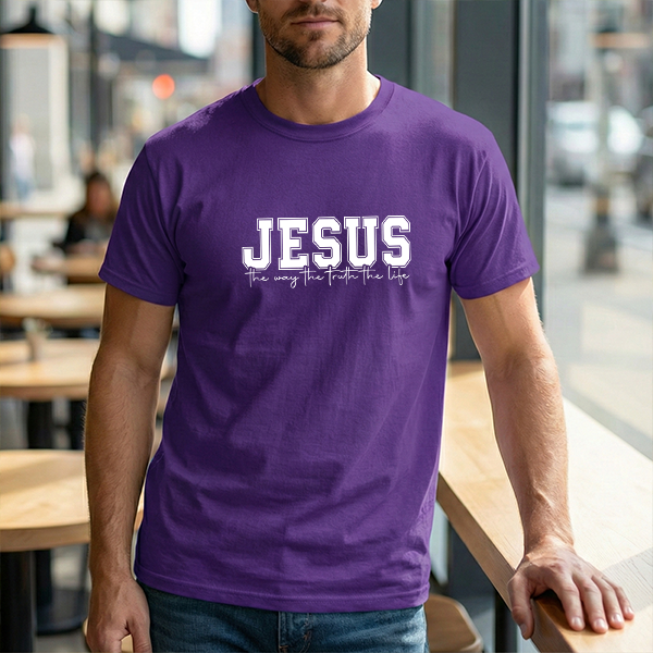 Jesus Tee — "The Way The Truth The Life" Christian Faith T‑Shirt