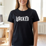 Wicked Western 'Wicked' Graphic Tee — Cowboy Silhouette Horror Style